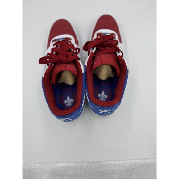 Size 11 - Nike Air Force 1 \'07 White Varsity Royal Red